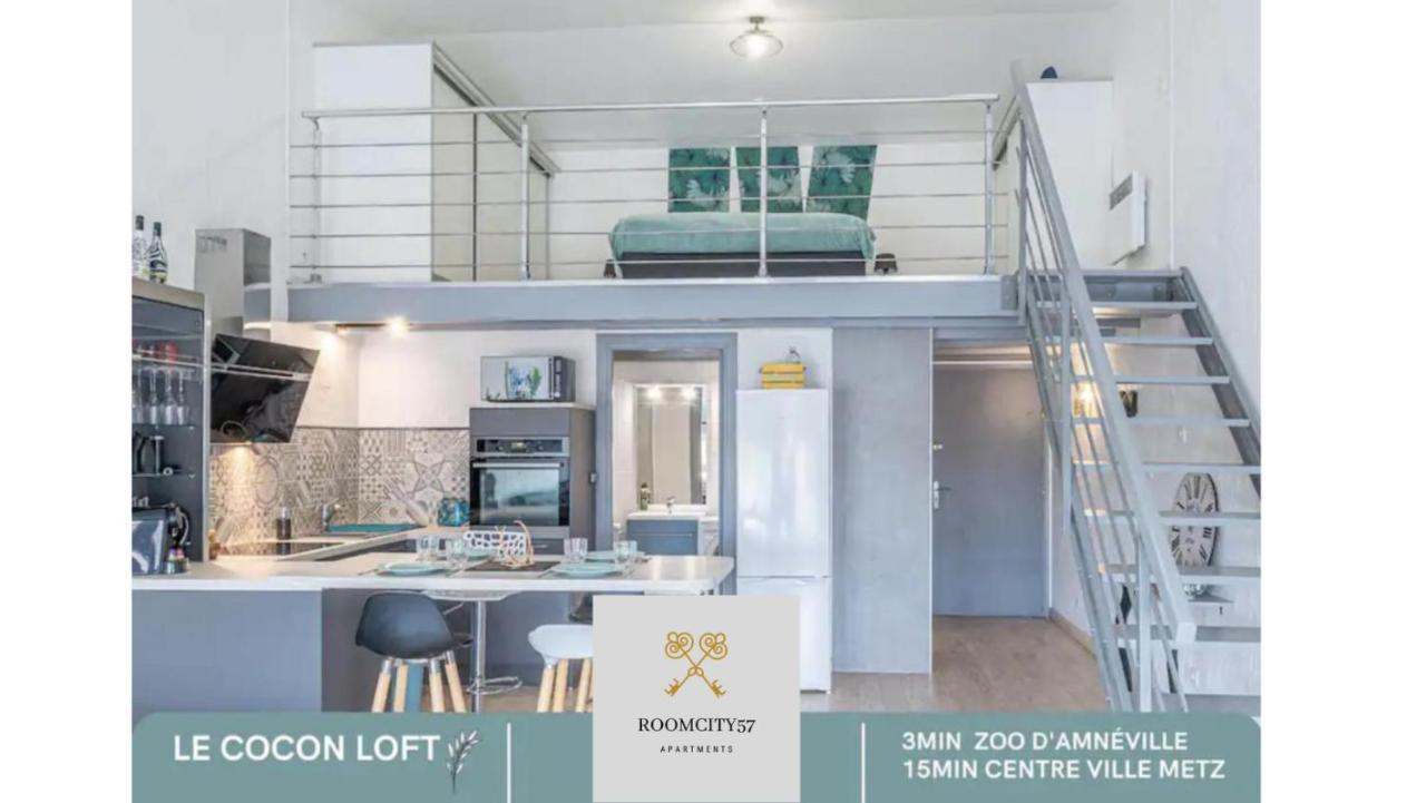 Le Cocon Loft Metz Luxembourg Un-Sejour-A-Part Apartment Amneville Exterior photo